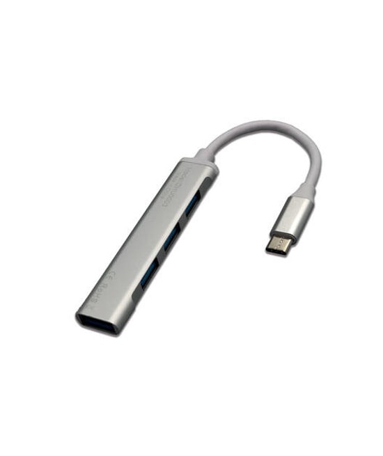 Dexim USB-C - 4 Port USB-A Hub (DHU0003) Yüksek Hızlı Veri Aktarımı ve Şarj Desteği - Type-C USB-A Dönüştürücü