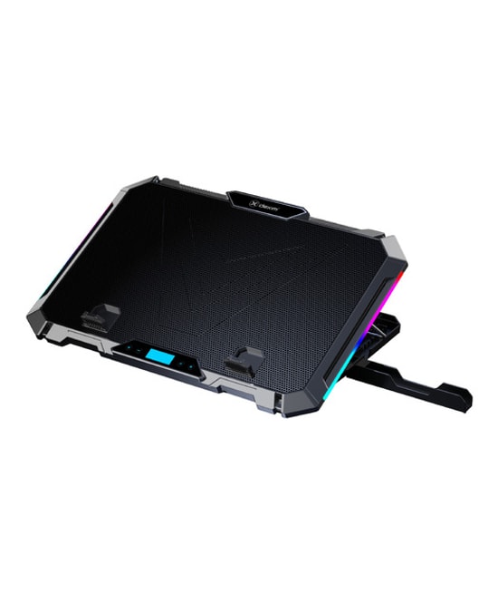 Dexim DNA005 Gaming Notebook Soğutucu - 8 RGB Fanlı, LCD Ekranlı, Telefon Tutuculu, 17'' Dizüstü Soğutma Standı