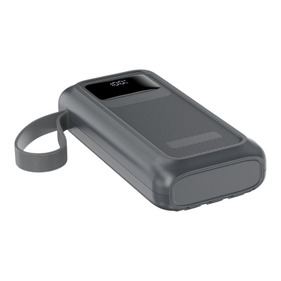 Nettech NT-PW39 Gri 22.5W Hızlı Şarj 20000mAh Taşınabilir Powerbank (NT-113775) - Type-C ve USB Çıkışlı, Uçuşa Güvenli