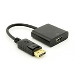 Sensei SP-DP/HD 4K 60Hz Altın Uçlu DisplayPort to HDMI Dönüştürücü (SP-DP/HD) - DP Erkek, HDMI Dişi, Kısa Kablolu