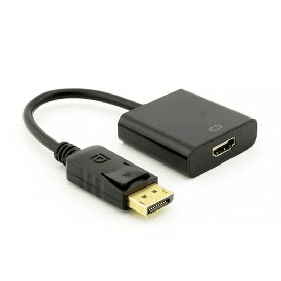 Sensei SP-DP/HD 4K 60Hz Altın Uçlu DisplayPort to HDMI Dönüştürücü (SP-DP/HD) - DP Erkek, HDMI Dişi, Kısa Kablolu
