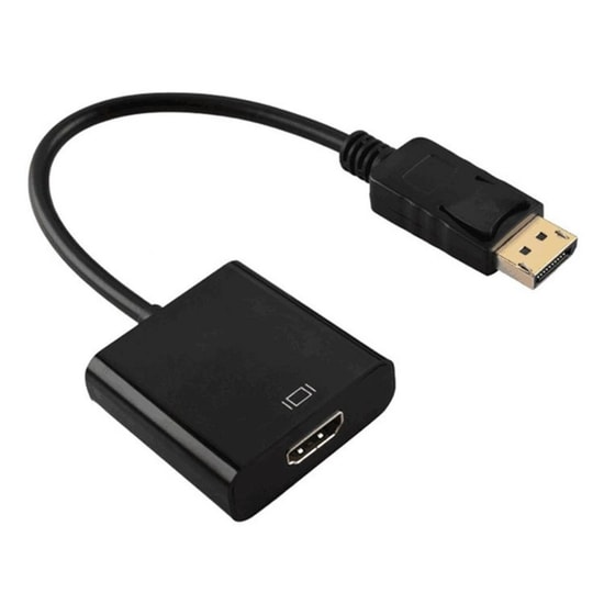 Sensei SP-DP/HD 4K 60Hz Altın Uçlu DisplayPort to HDMI Dönüştürücü (SP-DP/HD) - DP Erkek, HDMI Dişi, Kısa Kablolu