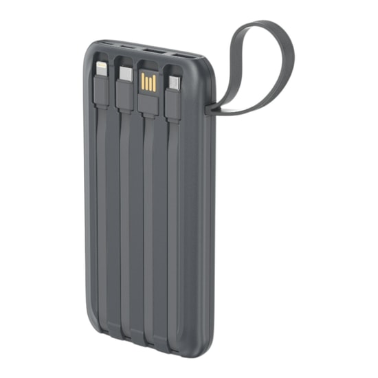 Nettech NT-PW40 Gri 22.5W Hızlı Şarj 10000mAh Taşınabilir Powerbank (NT-113776) - 4 Çıkışlı, Uçuşa Güvenli