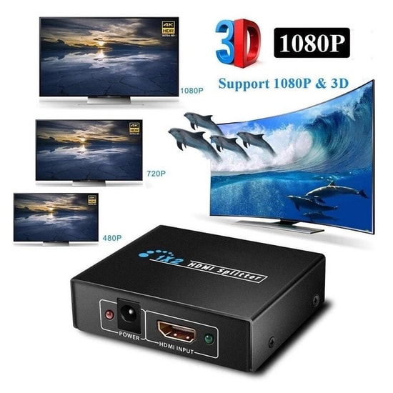 Sensei SP-HD SPLITTER/1-2 HDMI 1x2 Splitter - 1 Giriş 2 Çıkış 1080P HDMI V1.4 Dağıtıcı