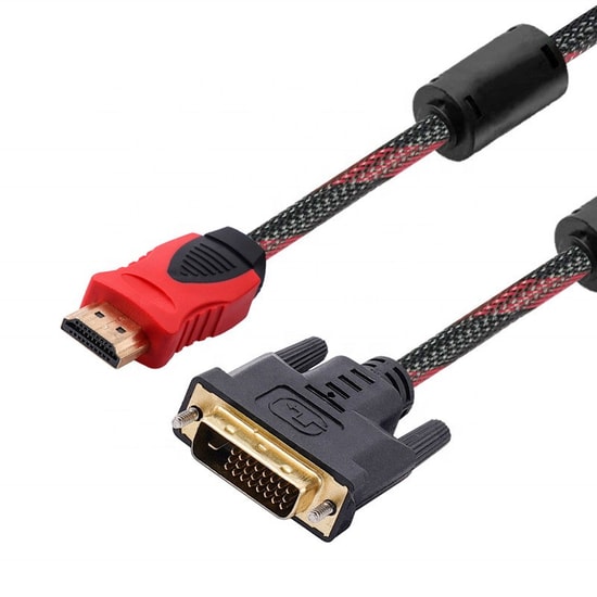 SENSEI SP-HD/DVI-0015 1.5 Metre HDMI to DVI Altın Uçlu Kablo - 1080P 3D Görüntü Kalitesi