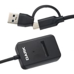 Dark DK-AC-DSEM3 NGFF M.2 Taşınabilir SSD Yerleştirme Adaptörü -  10Gbps, USB Type-C/USB 3.0 Bağlantı Kablolu