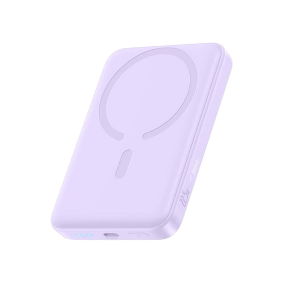 Baseus EnerFill FM11 Mini Mag Mor 10000mAh 22.5W Manyetik Powerbank (P1008210E513-00) - Kompakt Tasarım, Hızlı Şarj