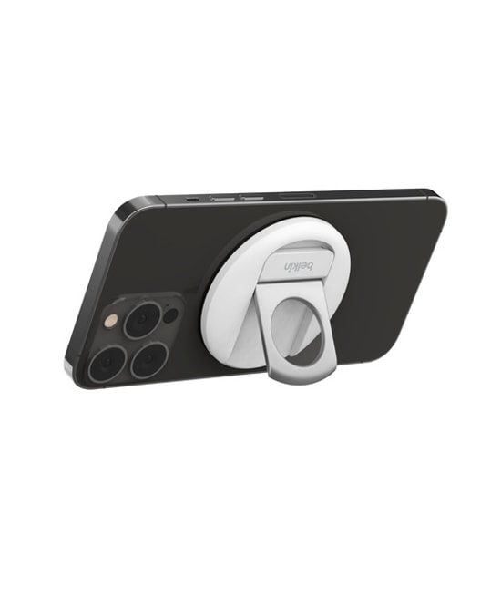 Belkin MMA006BTWH MacBook MagSafe Uyumlu iPhone Kamera Montaj Aparatı - Beyaz Yatay & Dikey Kullanım, Güvenli Streaming