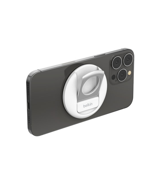 Belkin MMA006BTWH MacBook MagSafe Uyumlu iPhone Kamera Montaj Aparatı - Beyaz Yatay & Dikey Kullanım, Güvenli Streaming