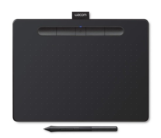 Wacom Intuos Medium CTL-6100K-B Grafik Tablet - 4096 Basınç, Pilsiz Kalem, 4 Kısayol Tuşu, 2540 LPI Çözünürlük