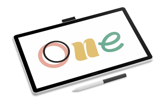 Wacom One 14 (DTC141W0) 14 İnç Full HD Çizim Tableti - 4096 Basınç Seviyesi, Eğim Destekli Kalem ve Parlama Önleyici Ekr