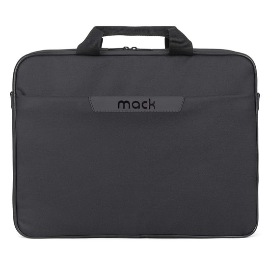 Mack Procity Business MCC-009 15.6" Siyah Laptop Çantası - Polyester, Omuz Askılı, Fermuarlı Bölme, Şık ve Ergonomik