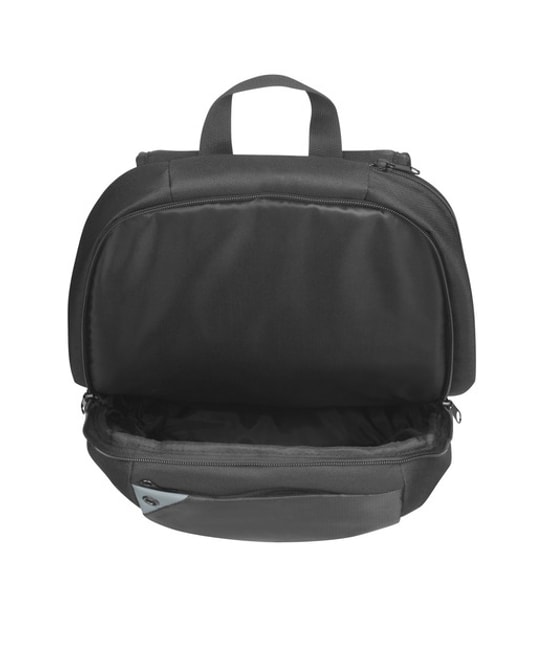 Targus 15.6" Notebook Sırt Çantası TBB565GL - Siyah/Gri, Polyester, Hafif, Su Geçirmez Kumaş, Çok Bölmeli (TARTBB565GL)