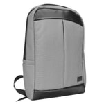 Addison 300448 15.6" Notebook Sırt Çantası - Gri/Siyah, Tekstil, Geniş İç Hacim, Taşıma Askılı, Fermuarlı, Unisex