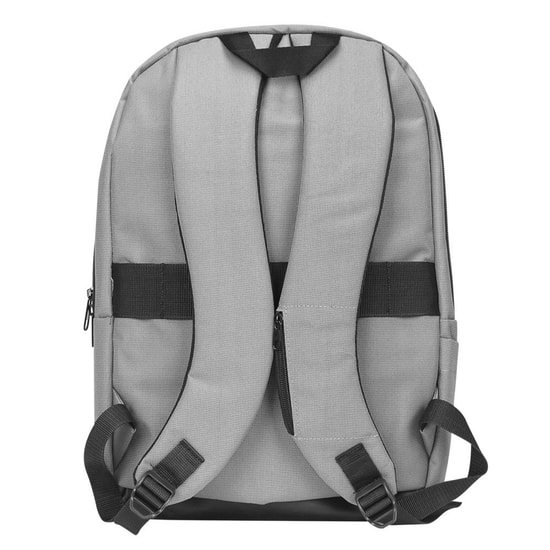 Addison 300448 15.6" Notebook Sırt Çantası - Gri/Siyah, Tekstil, Geniş İç Hacim, Taşıma Askılı, Fermuarlı, Unisex