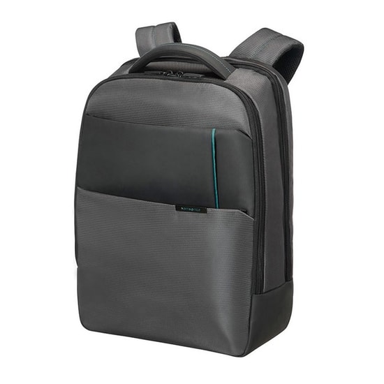 Samsonite Qibyte 15.6'' Antrasit Laptop Sırt Çantası (16N-09-005) - 32x43x16 cm, Tekstil, Unisex, 2 Bölme, Taşıma Askılı