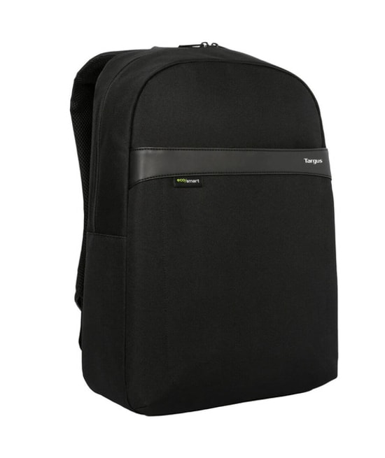Targus Geolite Ecosmart Essentials TSB960GL 15.6" Sırt Çantası (TARTSB960GL) - Siyah, Su Geçirmez, Hafif, Laptop Bölmeli