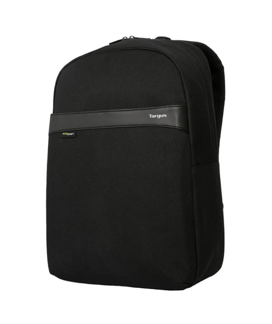 Targus Geolite Ecosmart Essentials TSB960GL 15.6" Sırt Çantası (TARTSB960GL) - Siyah, Su Geçirmez, Hafif, Laptop Bölmeli