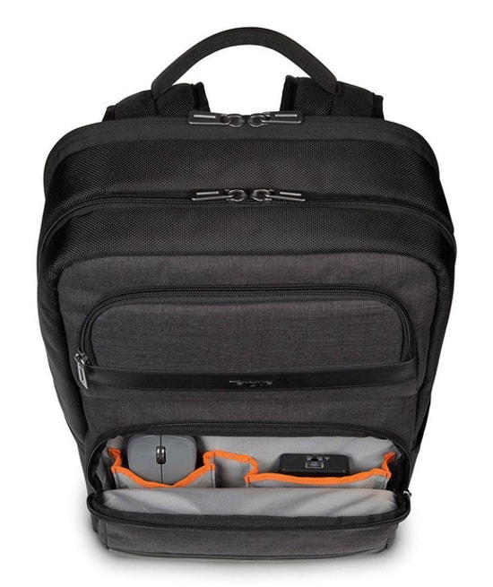 Targus CitySmart Advanced TSB912EU 15.6" Laptop Sırt Çantası Siyah/Gri (TARTSB912EU) - 22 L İç Hacim, Su Geçirmez