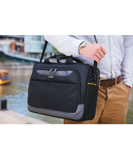 Targus CityGear TCG455 14" Notebook Çantası (TARTCG455) - Şık Tasarım, Güvenli Bölme, Konforlu Taşıma, Su Geçirmez