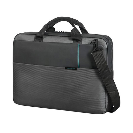 Samsonite Qibyte Antrasit 15.6" Laptop Çantası - 43x32x16 cm, Tekstil, 2 Bölme, Taşıma Askılı, Polyester (16N-09-002)