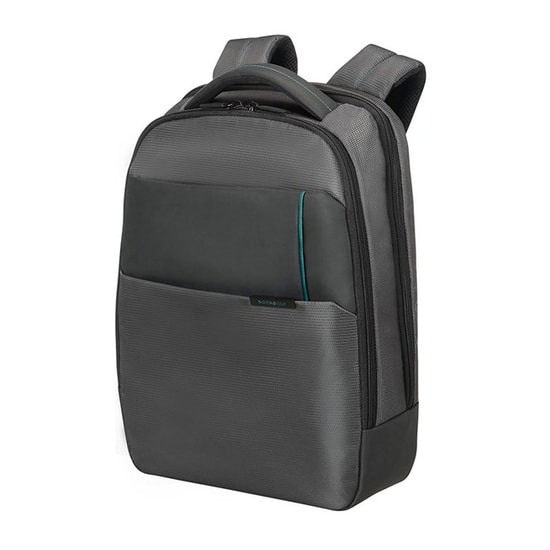 Samsonite Qibyte Antrasit 14.1" Laptop Sırt Çantası (16N-09-004) - 30.5x44x18.5 cm, Tekstil, Unisex, 2 Bölme, Askılı