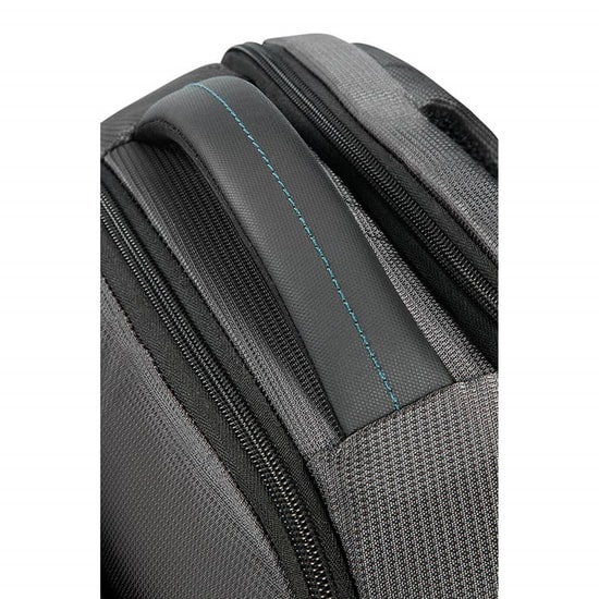 Samsonite Qibyte Antrasit 14.1" Laptop Sırt Çantası (16N-09-004) - 30.5x44x18.5 cm, Tekstil, Unisex, 2 Bölme, Askılı