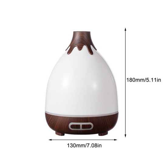 Nettech LA-0650 Kahverengi Ortam Nemlendirici (NT-115967) - Sessiz, LED Işıklı, Taşınabilir Mini Nem Cihazı