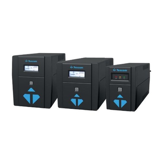TESCOM Leoap 1500VA Line İnteraktif UPS (900020314) - 2x9Ah Akü, LCD Ekran, Tek Fazlı, 5/10 Dk Çalışma