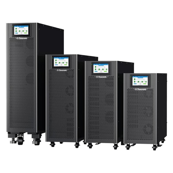 Tescom TEOS 330 30kVA Trifaze Online UPS (TEOS330) - 60x7AH, RS-232, LCD Ekranlı, 6/15 Dakika, Kesintisiz Güç Kaynağı