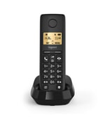 Gigaset PURE 100 Dect Siyah Telefon (4250366871646) - HandsFree, 14 Saat Konuşma, 50 Kayıt Kapasite, 1.5" Ekran, ECO Mod