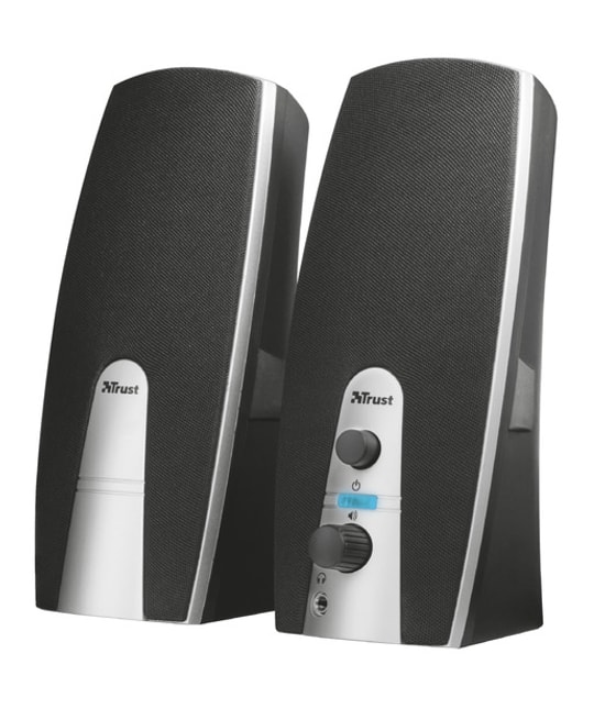 Trust Mila 2.0 Siyah Hoparlör Seti (TRU16697) - 5W RMS, Stereo Ses, Kompakt Tasarım, AUX Bağlantı, USB Girişi