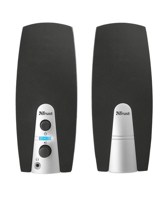 Trust Mila 2.0 Siyah Hoparlör Seti (TRU16697) - 5W RMS, Stereo Ses, Kompakt Tasarım, AUX Bağlantı, USB Girişi