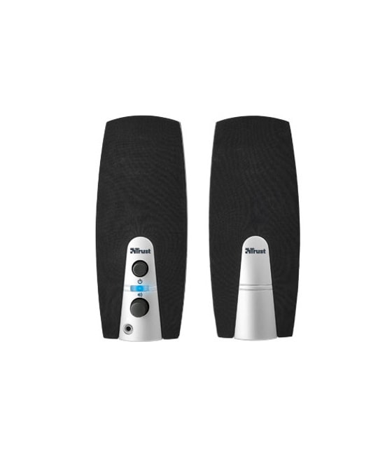 Trust Mila 2.0 Siyah Hoparlör Seti (TRU16697) - 5W RMS, Stereo Ses, Kompakt Tasarım, AUX Bağlantı, USB Girişi