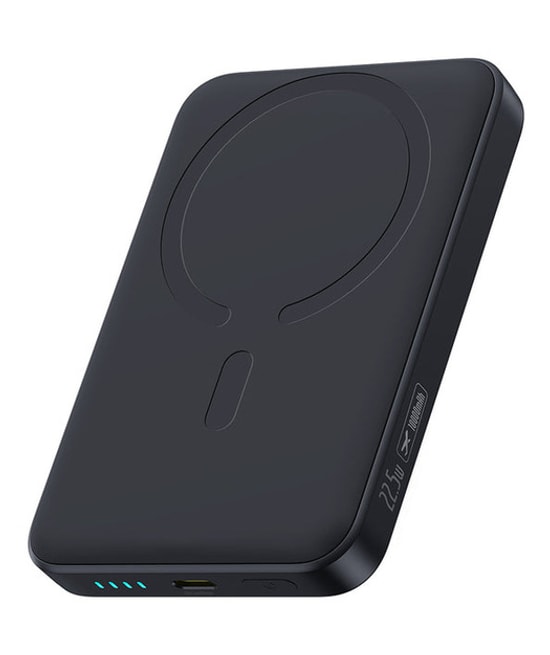 Baseus EnerFill FM11 Mini Mag Siyah 10000mAh 22.5W Manyetik Powerbank (P1008210E123-00) - Hızlı Şarj, Kompakt Tasarım