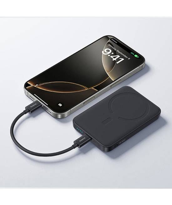 Baseus EnerFill FM11 Mini Mag Siyah 10000mAh 22.5W Manyetik Powerbank (P1008210E123-00) - Hızlı Şarj, Kompakt Tasarım