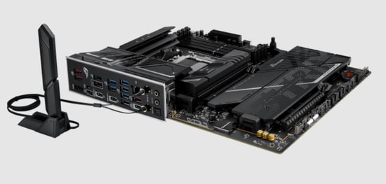 ASUS ROG STRIX X870E-H GAMING WIFI7 Anakart (90MB1M90-M0EAY0) - AMD AM5, DDR5 8000MHz, RGB, WiFi 7, 4xM.2, 2xUSB4, ATX