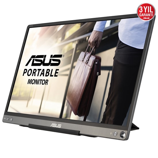 ASUS ZenScreen MB16ACE 15.6" Full HD Taşınabilir USB-C Monitör (90LM0381-B04170) - Mat Ekran, Düşük Mavi Işık, 5ms, 60Hz