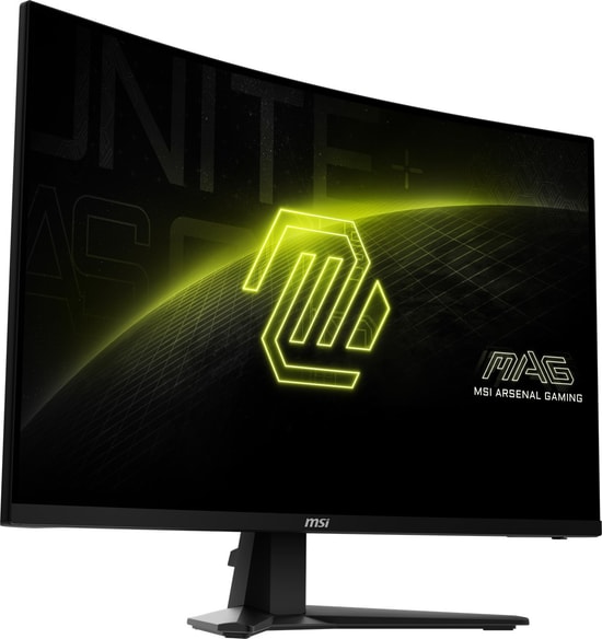 MSI MAG 32CQ6F 31.5" WQHD 180Hz 0.5ms Kavisli Adaptive Sync Oyuncu Monitörü - 2560x1440, 400nit, Rapid VA Panel
