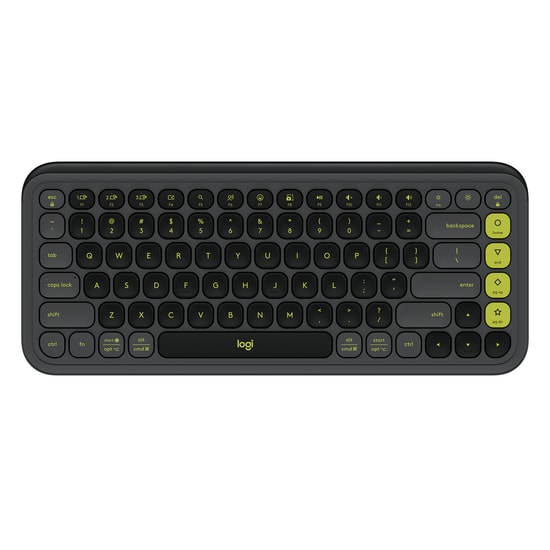 Logitech Pop Icon Grafit Türkçe Q Kablosuz Klavye Mouse Seti - Bluetooth, 10m Menzil, 4000 DPI Mouse (920-013075)