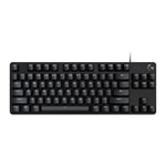Logitech G413 SE TKL Siyah Mekanik Oyuncu Klavyesi (Türkçe Q, Aydınlatmalı - 920-010564) Tactile Switch, Kablolu