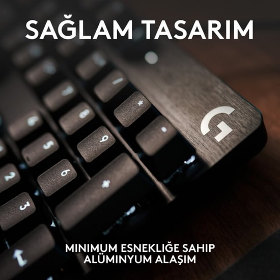 Logitech G413 SE TKL Siyah Mekanik Oyuncu Klavyesi (Türkçe Q, Aydınlatmalı - 920-010564) Tactile Switch, Kablolu