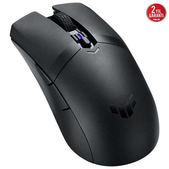 ASUS TUF Gaming M4 Wireless Oyuncu Mouse - 12.000 DPI Optik Sensör, Çift Kablosuz (BT/RF), 6 Tuş, PBT Kaplama