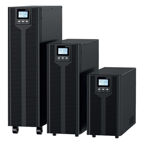 Tescom TEOS+ 10kVA Trifaze Online UPS (900960308) - 20x7Ah Akü, RS-232, PF 0.9, LCD Ekranlı Kesintisiz Güç Kaynağı