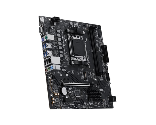 MSI PRO A620AM-B EVO Anakart - AMD AM5, 2x DDR5 6800MHz(OC), Gen4 M.2, 2.5G LAN, HDMI, VGA, A620 Çipset, mATX