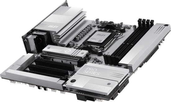 MSI PRO B850M-A WIFI PZ - AM5 MicroATX Anakart: DDR5 8200MHz(OC), Wi-Fi 7, 2xM.2, USB 10Gbps, HDMI, DP, 5G LAN