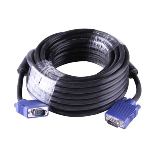 Qport Q-Vga20 20 Metre VGA Kablo - Bakır İletken, EMI/RFI Korumalı, Yüksek Çözünürlüklü Görüntü Aktarımı