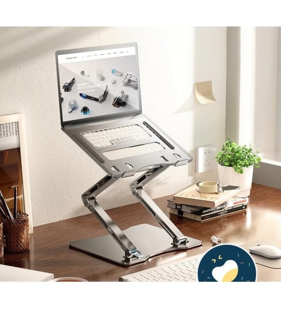 Rtako RS-CP75D Siyah 360 Döner Tablet/Laptop Standı (NT-112815) - Ayarlanabilir, Alüminyum, Ergonomik ve Dayanıklı