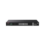 IP-COM G2220P-16-250W Cloud Yönetilebilen Switch - 16 Port Gigabit PoE, 2 RJ45/SFP Uplink, 230W Rackmount Anahtar