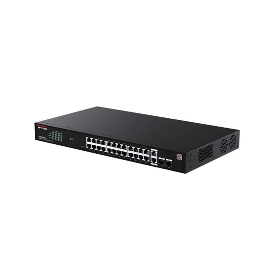 IP-COM G2228P-24-410W Cloud Yönetilebilen Switch - 24 Port Gigabit PoE, 2 RJ45/SFP Uplink, 370W Rackmount Anahtar